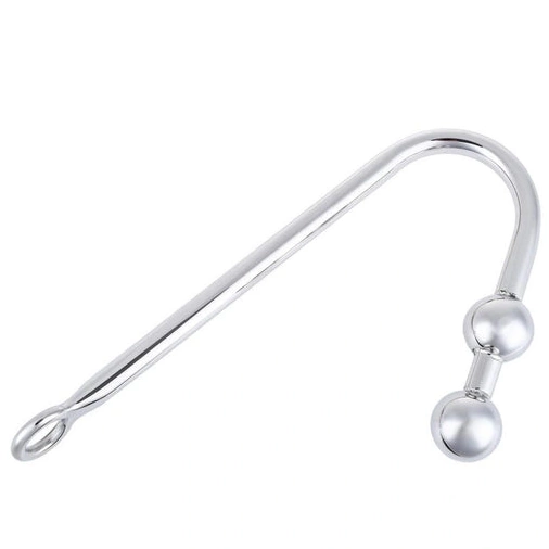 Balls Anal Stainless Two Steel 4417 Pleasurable Hook 0831